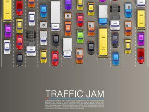 innovative, overlooking  traffic background vector