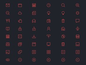 icons, small icons  PSD source document and download