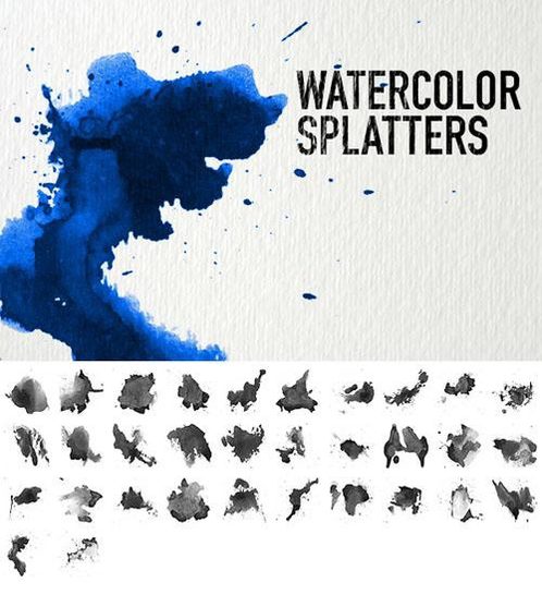 31, of water color Photoshop brushes