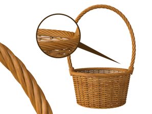 Free Wicker Basket 3D