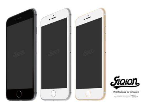 Free iPhone 6 Template [PSD]