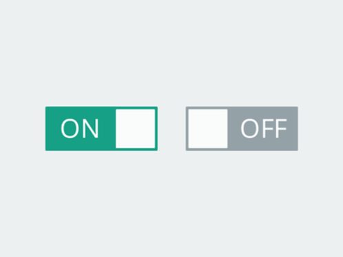 Freebie  on/off buttons